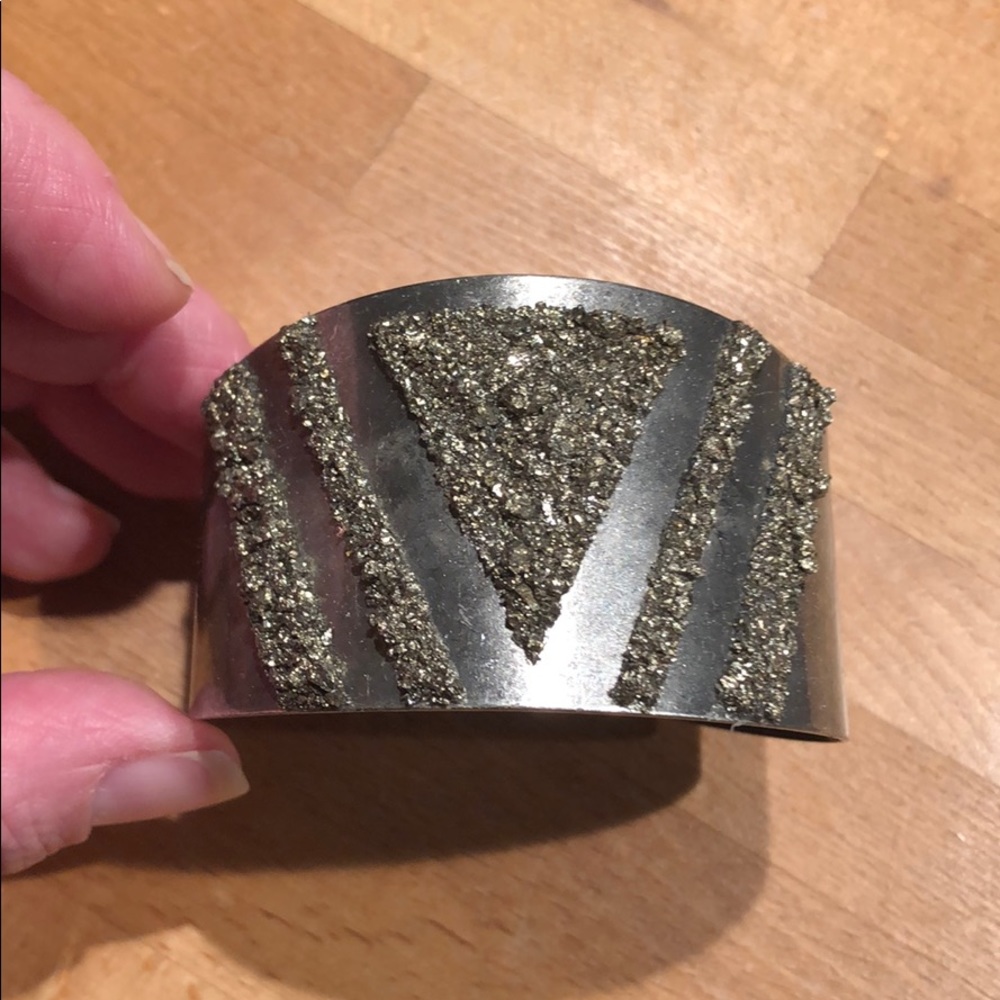 Pyrite Cuff Bracelet
